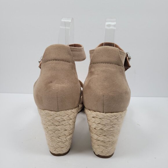 Style & Co Seleeney Women's Light Taupe Wedge Sandals US Size 10M - Picture 5 of 10